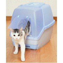 IRIS TIO-530FT 日本 IRIS 屋型貓廁- 藍色